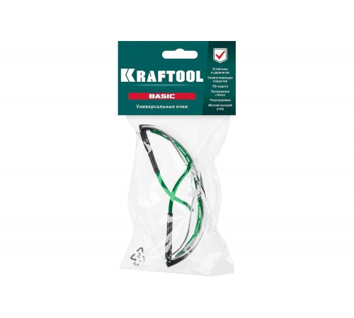 KRAFTOOL прозрачные, химически стойкие, очки защитные 110317 KRAFTOOL прозрачные, химически стойкие, очки защитные 110317