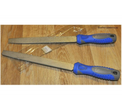 Напильник Зубр плоский, P 120, 200мм 33390-200-120