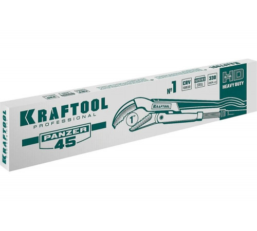 KRAFTOOL №1, изогнутые губки, ключ трубный PANZER-45 2735-10_z02 KRAFTOOL №1, изогнутые губки, ключ трубный PANZER-45 2735-10_z02