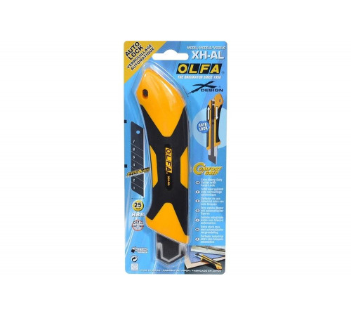 Нож OLFA Autolock 0.16, 95мм, 28мм, 220мм, Арт. OL-XH-AL Нож OLFA Autolock 0.16, 95мм, 28мм, 220мм, Арт. OL-XH-AL