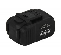Аккумулятор (14.4 В; 4 А*ч; Li-Ion) Elitech 1820.067500