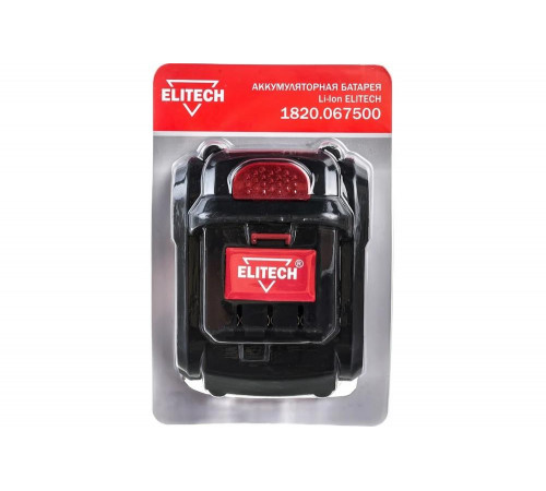 Аккумулятор (14.4 В; 4 А*ч; Li-Ion) Elitech 1820.067500