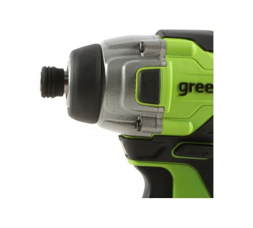 Ударный аккумуляторный винтоверт Greenworks GD24ID3 3802807 Ударный аккумуляторный винтоверт Greenworks GD24ID3 3802807