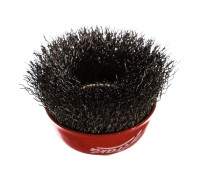 Щётка чашеобразная, гофрированная стальная проволока №130 (60 мм; М14) для УШМ Атака 26584