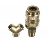 Переходник Y-образный 1261/1 240/1 Y-FFF 1/8" GAV 6929