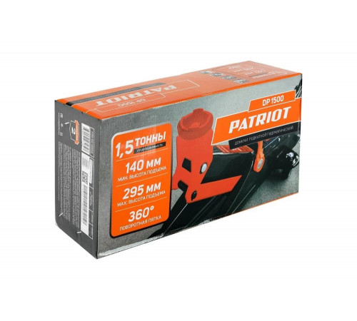 Подкатной домкрат PATRIOT DP1500 1.5T, высота мин/макс 140/295 мм 770000002 Подкатной домкрат PATRIOT DP1500 1.5T, высота мин/макс 140/295 мм 770000002