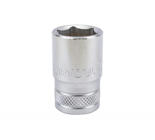 KRAFTOOL 1/2", 17 мм, Cr-V сталь, хромированная, торцовая головка 27805-17_z01 KRAFTOOL 1/2", 17 мм, Cr-V сталь, хромированная, торцовая головка 27805-17_z01