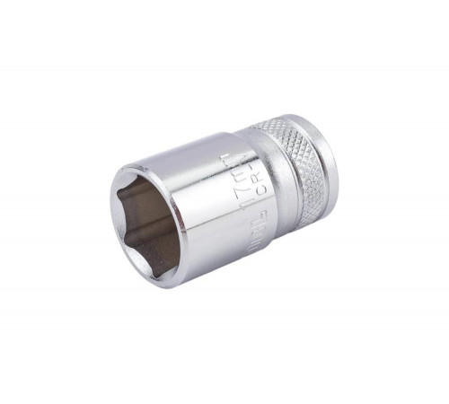 KRAFTOOL 1/2", 17 мм, Cr-V сталь, хромированная, торцовая головка 27805-17_z01 KRAFTOOL 1/2", 17 мм, Cr-V сталь, хромированная, торцовая головка 27805-17_z01