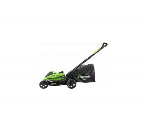Аккумуляторная газонокосилка Greenworks GD40LM45K6, 40V, 45 см, бесщеточная, c 1хАКБ 6 А.ч и ЗУ 2500407UF Аккумуляторная газонокосилка Greenworks GD40LM45K6, 40V, 45 см, бесщеточная, c 1хАКБ 6 А.ч и ЗУ 2500407UF