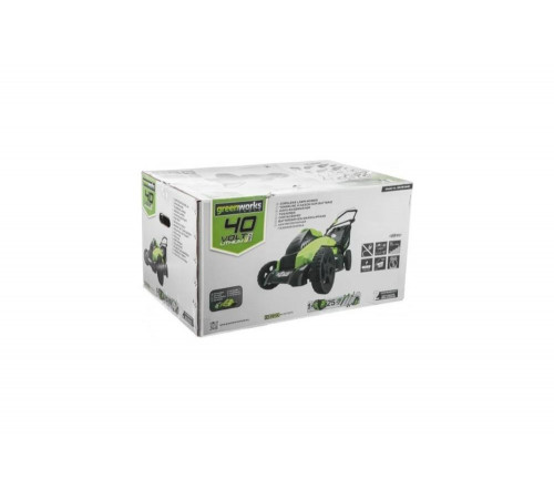 Аккумуляторная газонокосилка Greenworks GD40LM45K6, 40V, 45 см, бесщеточная, c 1хАКБ 6 А.ч и ЗУ 2500407UF Аккумуляторная газонокосилка Greenworks GD40LM45K6, 40V, 45 см, бесщеточная, c 1хАКБ 6 А.ч и ЗУ 2500407UF