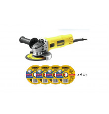 Угловая шлифмашина DEWALT DWE4151D4