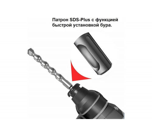 Мощный аккумуляторный перфоратор Zitrek Destroyer Pro для профессионального использования
