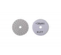 Круг алмазный гибкий шлифовальный АГШК (100 мм, BUFF, мокрая шлифовка) Sturm 9012-W100-BUFF