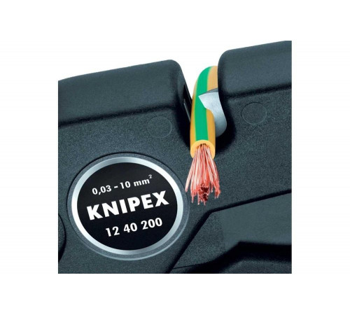 Инструмент для снятия изоляции KNIPEX KN-1240200 Инструмент для снятия изоляции KNIPEX KN-1240200
