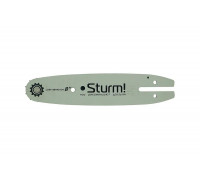 Пильная шина 20 см/8", 1.3 мм, 48 звеньев, шаг цепи 0.5 мм для пилы CSC1808BL Sturm SB085050