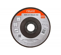 Зачистной круг лепестковый 125х22.2 мм Sturm 9010-01-125x22-100