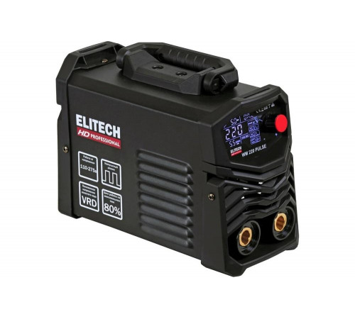 Инверторный сварочный аппарат Elitech HD WM 220 Pulse 204468 Инверторный сварочный аппарат Elitech HD WM 220 Pulse 204468