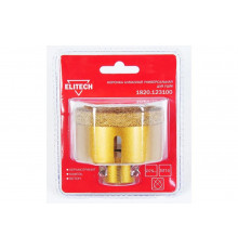 Коронка алмазная (75 мм; М14) ELITECH 1820.123100