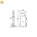 KraftWell KRWPR20A - мощный напольный пресс