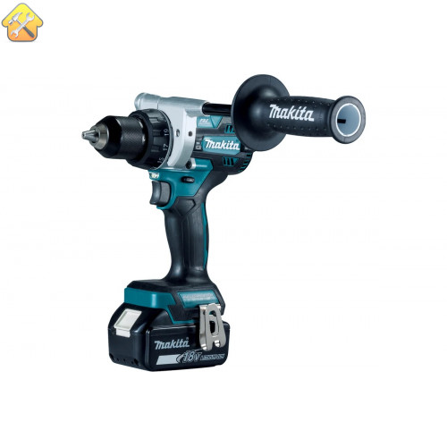 Аккумуляторная дрель-шуруповерт Makita LXT BL 18 В, 13 мм, 130/65 Нм, 2x5.0 Ач, ЗУ, Makpac DDF486RTJ