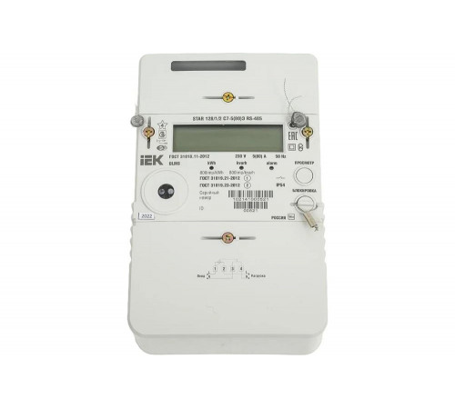 Однофазный многотарифный счетчик электрической энергии IEK STAR_128/1 С7-5 80 Э RS-485