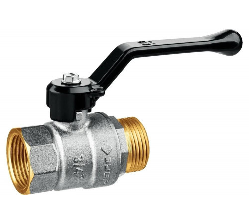 ЗУБР d=3/4" кран шаровой полнопроходной, ручка, "мама-папа" 51324-3/4