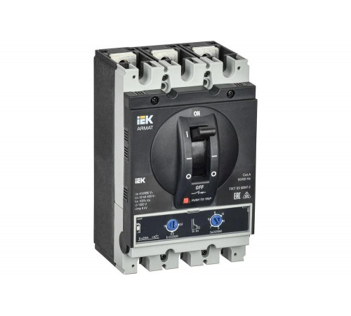 Автоматический выключатель IEK Armat литой корпус 3p g 50ка 250а тм рег. AR-MCCB-3G-050-0250A-ATUC