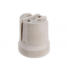 Подвесной керамический патрон IEK, Пкр27-04-К43 Е27, индивидуальный пакет, EPC10-04-02-K01