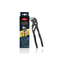 Клещи Knipex переставные, зев 40 мм, длина 180 мм, фосфатированные, обливные ручки, рождественская упаковка, SB KN-8601180XMAS