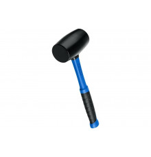 Резиновая киянка ЗУБР 900 г, чёрная, с фибергласовой рукояткой 20532-900_z01