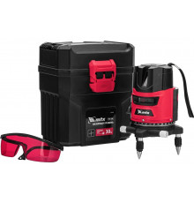 Лазерный уровень MTX crx-30r, 30 м, красный луч, батарейки, резьба 5/8" 35030