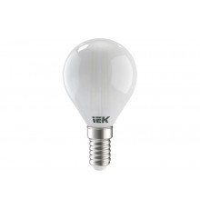 Лампа IEK серия 360 LED, G45, шар, матовая, 7вт, 230В, 3000К, E14 LLF-G45-7-230-30-E14-FR