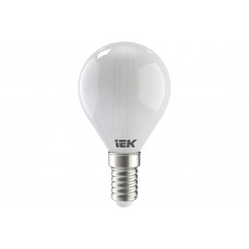 Лампа IEK серия 360 LED, G45, шар, матовая, 7вт, 230В, 3000К, E14 LLF-G45-7-230-30-E14-FR