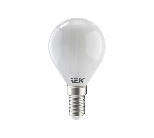 Лампа IEK серия 360 LED, G45, шар, матовая, 7вт, 230В, 3000К, E14 LLF-G45-7-230-30-E14-FR