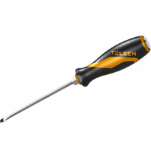 Отвертка шлицевая TOLSEN "GRIPro" Slotted 6,5 мм, 150 мм, силовая TT20115