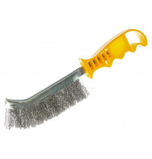Стальная латунированная щетка STAYER MASTER 3508
