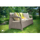 Трехместный диван Keter Corfu Love Seat Max капучино 258978