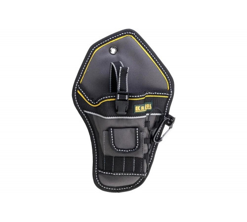 KRAFTOOL материал полиэстер, 5 карманов, высота 20.5 мм, длина 33 мм, кобура для шуруповерта 38744