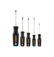 Набор отверток Denzel CrV, трехкомпонентная рукоятка 12215