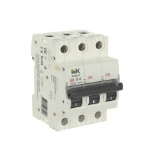 Автоматический выключатель IEK ARMAT M06N 3P D 4А AR-M06N-3-D004