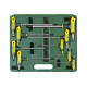 Т-образные имбусовые ключи TORX Hole 10-50, 9шт в боксе Kraftool INDUSTRIE 27455-H9