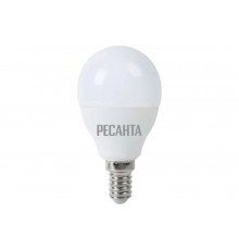 Светодиодная лампа Ресанта LL-R-G45-7W-230-4K-E27 шар, 7Вт, нейтральный, Е27 76/1/73