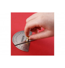 Транспортир с линейкой DEKO из нержавеющей стали 198мм DKM198 041-0221