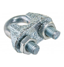 Зажим троса STAYER DIN 741, 6 мм, 80 штук, оцинкованный 30535-06