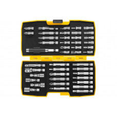 Набор PROFI биты CR-MO, головки и адаптеры, в боксе, 44 предмета STAYER 26135-H44