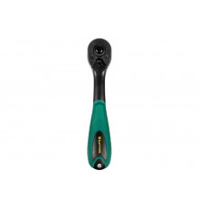 Трещотка для торцовых головок Kraftool EXPERT, Сr-V сталь, 72 зубца, пластиковое покрытие, 1/4" 27796-1/4_z02