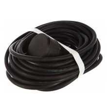 Удлинитель-шнур ЗУБР "КГ 325-Ш", 10 м, 4000 Вт, 1 гнездо, IP44, КГ 3х2,5 мм2, 55017-10