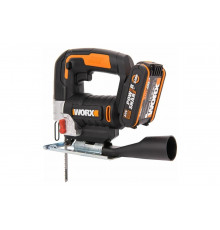 Аккумуляторный лобзик WORX 20 В, 1x2 Ач, кейс WX543