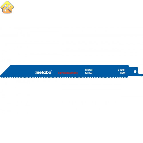 Пилки по металлу (BiM, 200x1.25 мм, шаг 1.8-2.6 мм, 5 шт.) Metabo 631991000