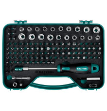 Набор: отвертка-битодержатель с насадками KRAFTOOL X-drive-122 122 шт. 26816